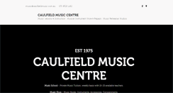 Desktop Screenshot of caulfieldmusic.com.au
